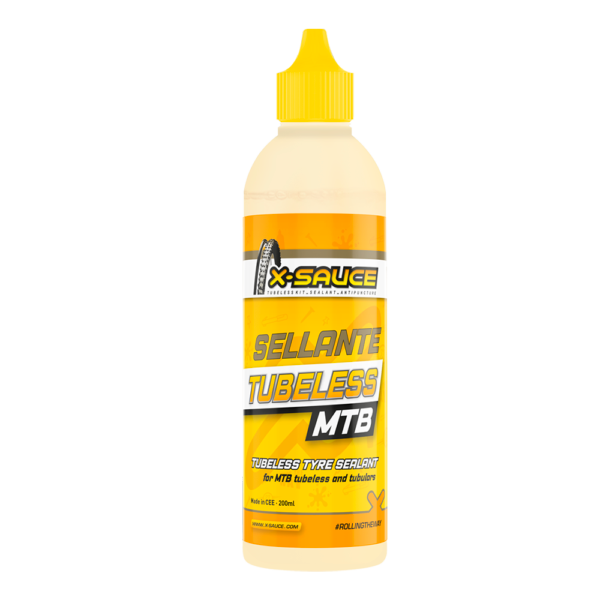 LÍQUIDO SELLANTE PARA SISTEMA TUBELESS MTB 200 ML X-SAUCE