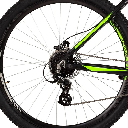 BICICLETA RALEIGH HONOR NEGRO / VERDE - ARO 29