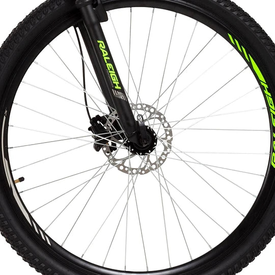 BICICLETA RALEIGH HONOR NEGRO / VERDE - ARO 29