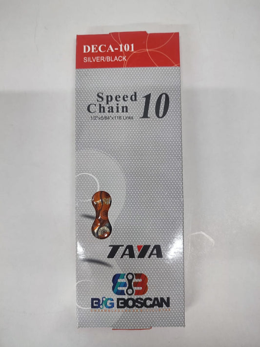 CADENA TAYA MTB DECA101 10V CP/NEGRA 1/2X5/64X116L