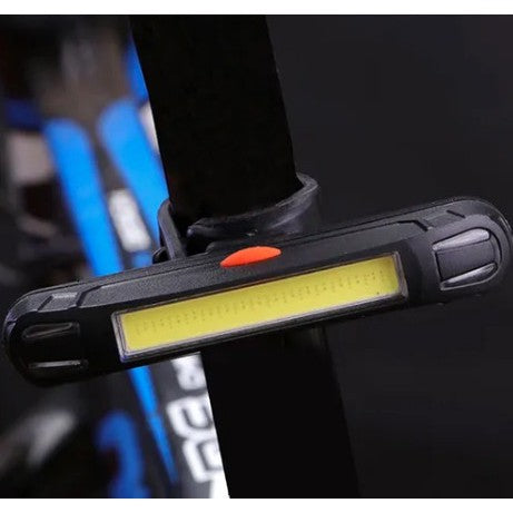 Luz recargable usb para bicicleta dos colores