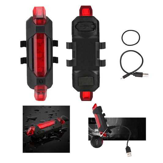 Luz bicicleta recargable usb